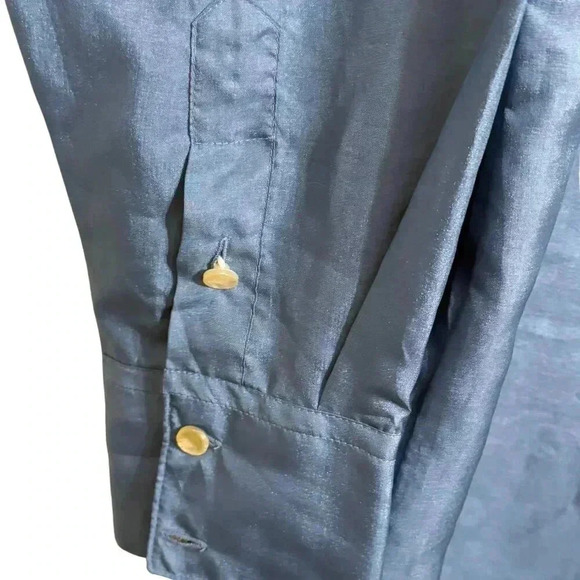 Stable Gear Western Wear Mens Colorblock Long Sleeve Shirt Size Large 16- 16 1/2 - Picture 3 of 9